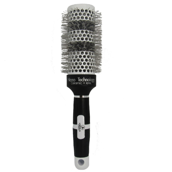 Cepillo Profesional Hercules Ceramic + ionic nano Technology Blanco Raya 45