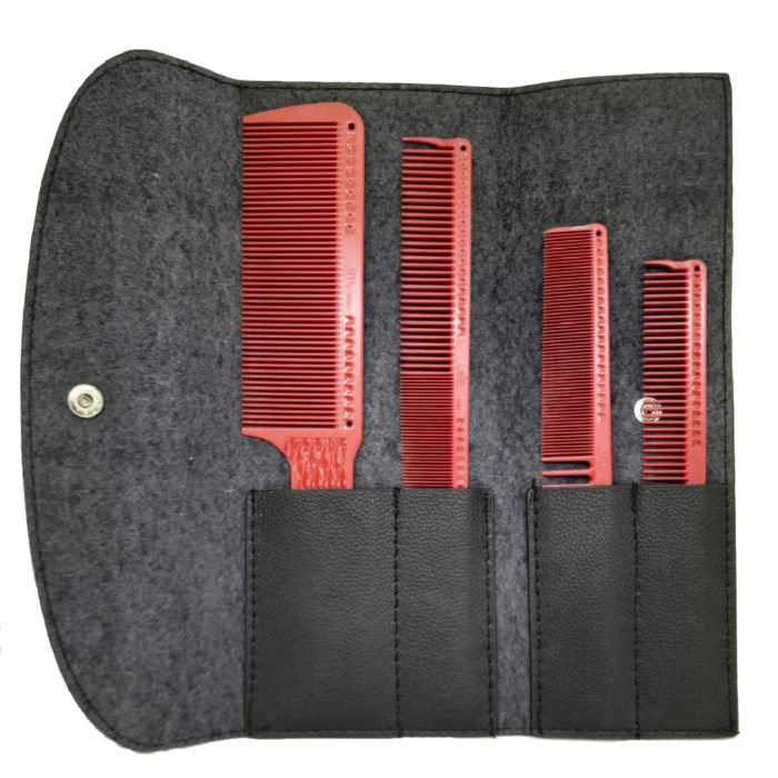 Set de peinetas de carbón JRL resistentes a químicos y calor.