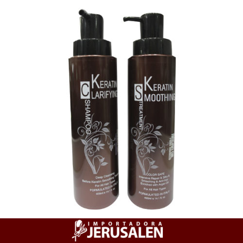 Shampoo y Tratamiento keratina 400 ml c/u