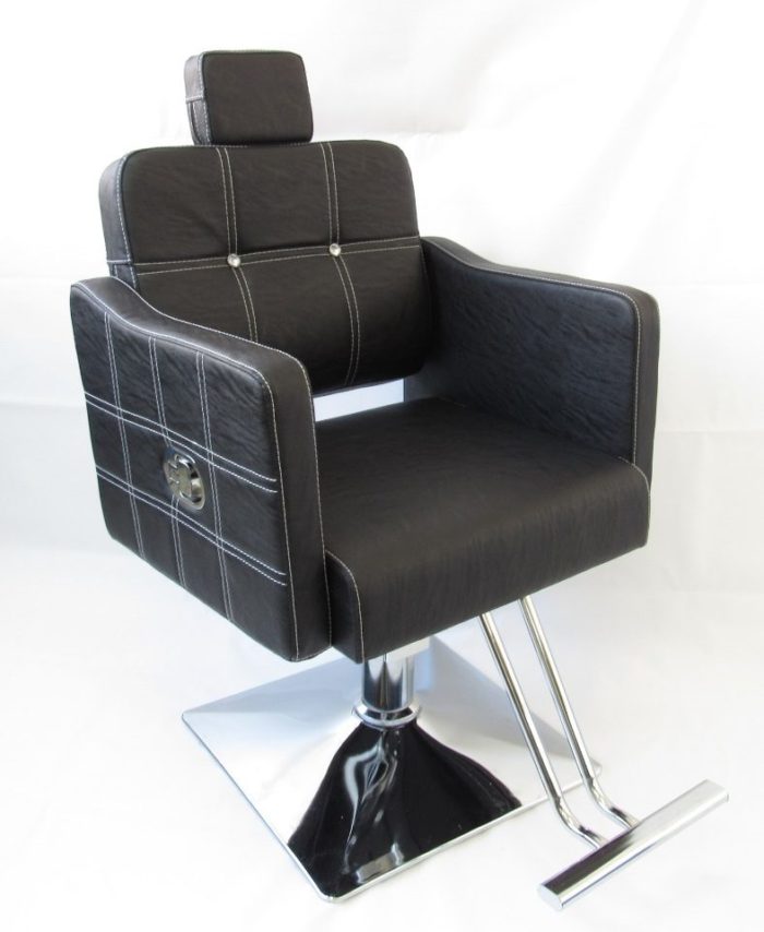 Sillón Barbero Negro - Imagen 3