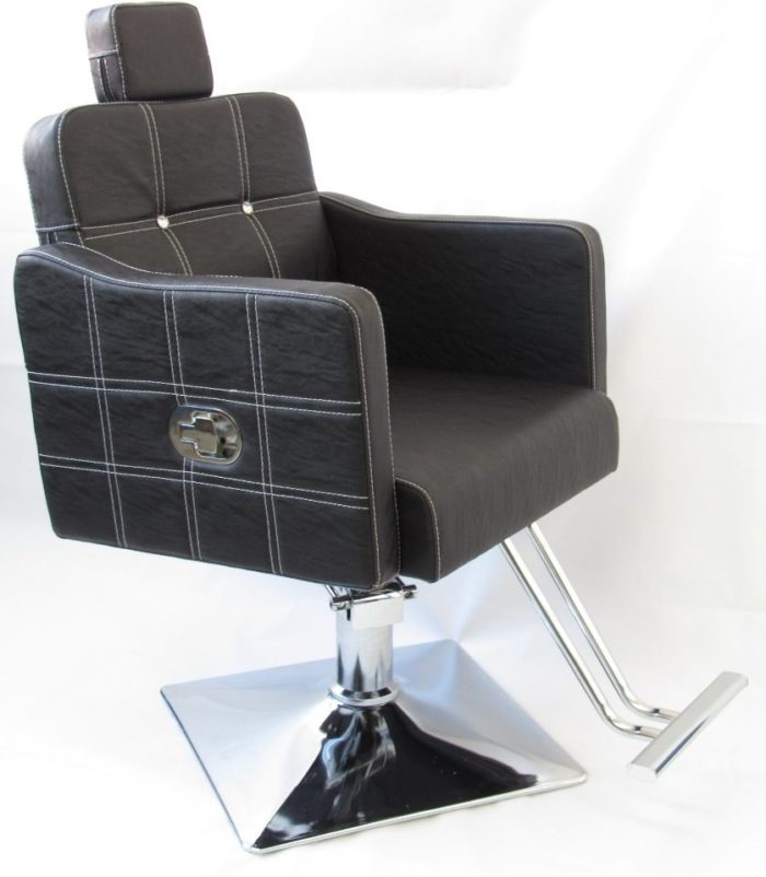 Sillón Barbero Negro - Imagen 2