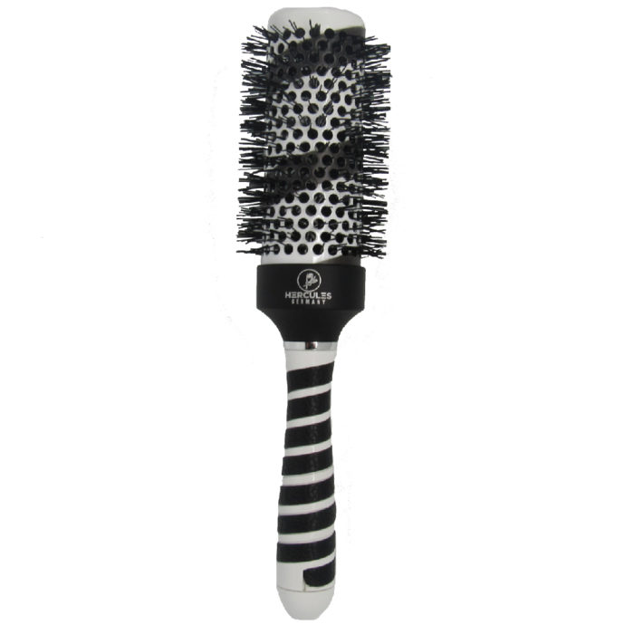 Cepillo Profesional Hercules Ceramic + ionic nano Technology Blanco Espiral 45