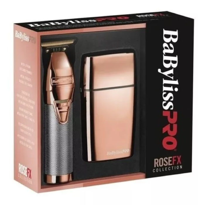 Combo Babyliss Rose Fx Coleccion Shaver + Trimmer Skeleton - Imagen 7