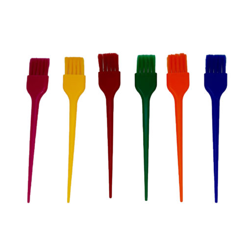 Brocha pata mezclar tinturas de diversos colores