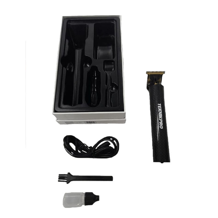 Desbelladora recargable teknipro cuchilla forma T ideal para barberia - Imagen 2