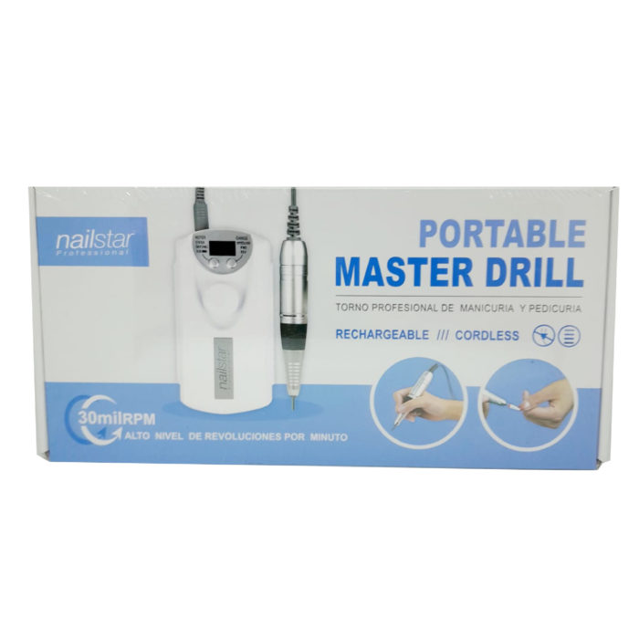 Master Drill portable recargable  RPM. Nailstar.