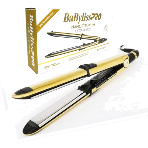 Plancha Babyliss Pro Nano Titanium Optima 3000 Gold Limited Edition