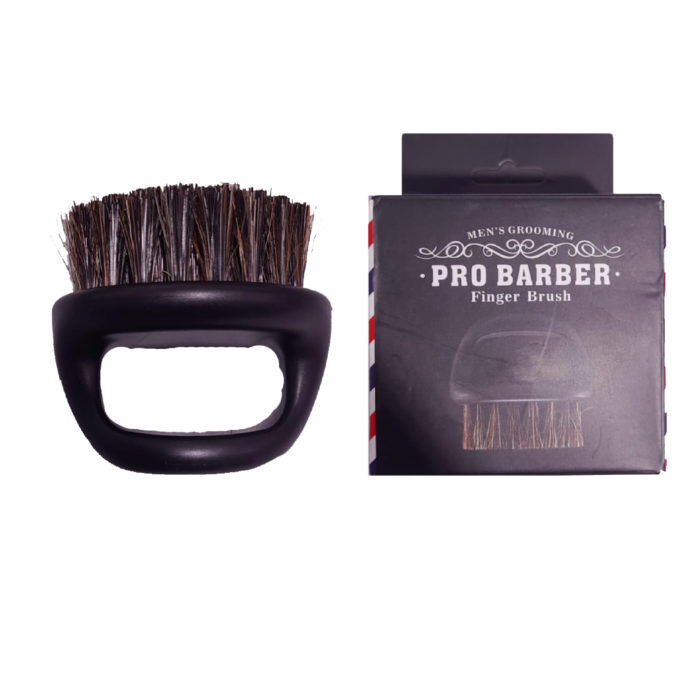 Cepillo Finger Brush Barbero Con Posa Dedo - Imagen 2