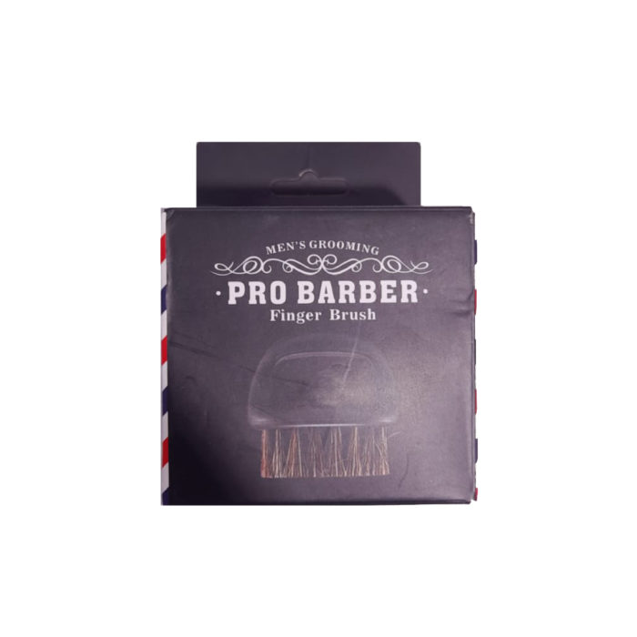 Cepillo Finger Brush Barbero Con Posa Dedo - Imagen 4
