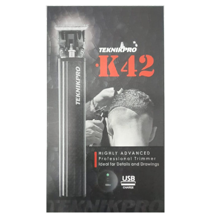 Desbelladora recargable teknipro cuchilla forma T ideal para barberia - Imagen 3