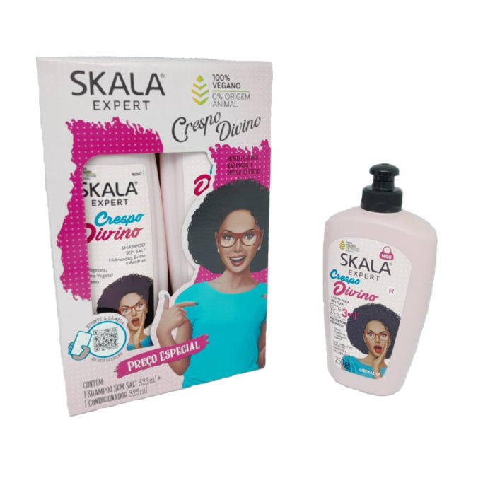 Línea skala  expert crespo divino Pack de shampoo y acondicionador