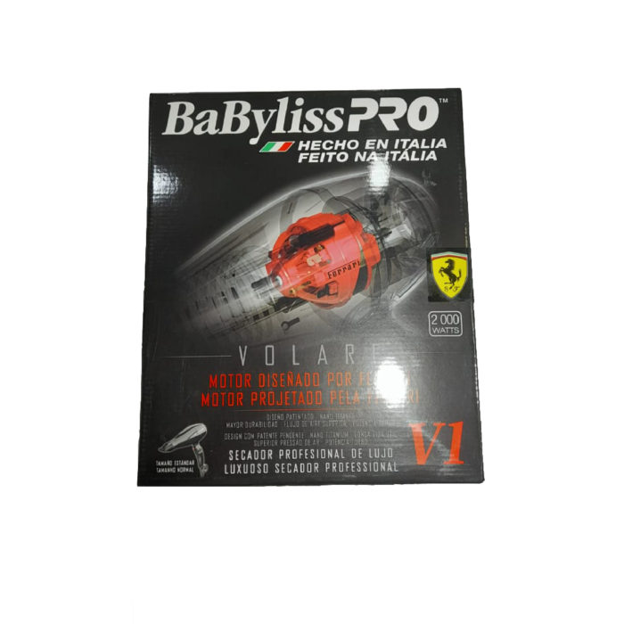 Secador Babylisspro Motor Ferrari 2000watts con Botón Turbo - Imagen 2